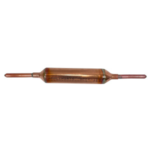 Appli Parts APFD-105S Filtro Secador de Cobre con conexion 1/4 x 1/4 pulg 25 gramos, para uso en sistema de refrigeracion y aire acondicionado