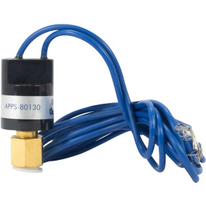 Appli Parts APPS-80130 Valvula Presostato R410 Baja, Abre 80 psi, Cierra 130 psi, 1 m Cable, SPST, 1/4 SAE Hembra, Reset Automatico, remplazo Universal para Aire Acondicionado