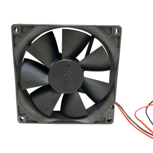 Appli Parts APFM-D9225HSL1 2.4 W Fan Motor, 12 V DC, 50/60 Hz, 0.20 A, 3000 rpm, 50 cfm, Universal replacement, 32.2 db, 103 g, 92x92x25 mm Replaces KDE1209PTS1-6 and others