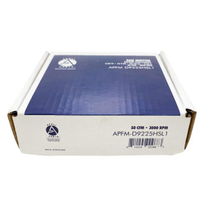 Appli Parts APFM-D9225HSL1 2.4 W Fan Motor, 12 V DC, 50/60 Hz, 0.20 A, 3000 rpm, 50 cfm, Universal replacement, 32.2 db, 103 g, 92x92x25 mm Replaces KDE1209PTS1-6 and others
