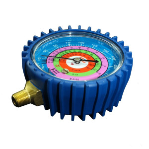 Uniweld G530LD Esfera de Manometro Baja Azul R-410A,R-22,R-404A psi-Fahrenheit