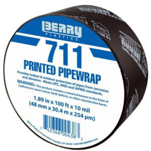 Berry Printed PipeWrap Tape 1.9 in x 100 ft (48mmx30m) 10mil 711