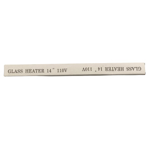 Appli Parts APDH-14G14 14 in, 110 V, 140 W, Glass Defrost Heater Replacement for Refrigerators, 1 piece, replaces REN-14