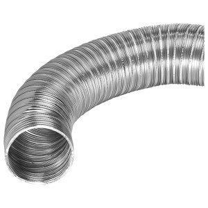 Lambro 304T Flexible Semi-Rigid Aluminum Duct 5 inch X 8 ft