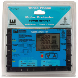 Digital Three phase Monitor 160 to 600 Volts 50-60hz Operating Voltage 175 to 650 Vac DTP-3
Intertek 4006103