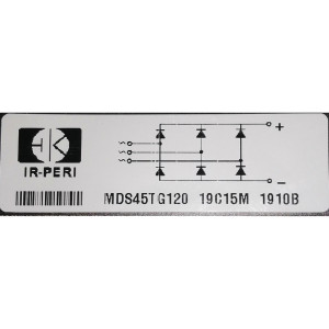 Puente 3ph Para Vrf Mds45tg120 / Tbr-Tg-45/120-B 202300500348 / 11201418000032 Ecox