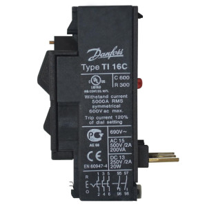 Danfoss Overload Relay Ti16c 11.00-16.00a For Dp25, Dp30 And Dp40