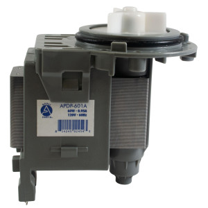 Appli Parts APDP-601A EAU61383503 Washing Machine Drain Pump Motor 60 W, 0.95 A, 120 V, 60 Hz Compatible with LG Whirlpool and Others