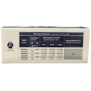 Appli Parts APFD-B165S Filtro Secador 5/8 pulg Bidireccional 165 ODF Soldable Universal para sistemas de Refrigeracion y Aire Acondicionado
