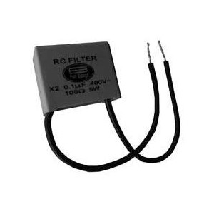 Full Gauge 03130 RC Filter Supressor X2 0.1mf 400V, 100ohm, 5W