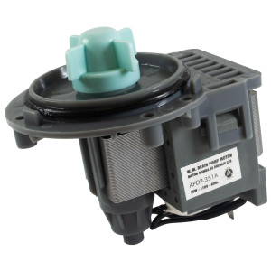 Appli Parts APDP-351A Motor Bomba Drenaje Lavadora EAU61383503 35 W, 110 V, 60 Hz Compatible con LG EAU62263303, 4681EA2001C, 4681EA2001S, 4681EA2002H, 4681EA2001V, 4681EA2002D, LP3503