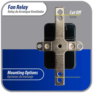 Appli Aprts APFR-360 Rele de ventilador 90-360 de conmutacion de Fan Relay, SPST, Polo Sencillo, Tiro Sencillo, bobina de 24 V, CA, Normalmente Abierto, Soporte de ajuste multiple, Aplicacion Universal Appli Aprts APFR-360 Rele de ventilador 90-360 de conmutacion de Fan Relay, SPST, Polo Sencillo, Tiro Sencillo, bobina de 24 V, CA, Normalmente Abierto, Soporte de ajuste multiple, Aplicacion Universal