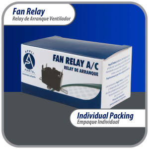 Appli Aprts APFR-360 Rele de ventilador 90-360 de conmutacion de Fan Relay, SPST, Polo Sencillo, Tiro Sencillo, bobina de 24 V, CA, Normalmente Abierto, Soporte de ajuste multiple, Aplicacion Universal Appli Aprts APFR-360 Rele de ventilador 90-360 de conmutacion de Fan Relay, SPST, Polo Sencillo, Tiro Sencillo, bobina de 24 V, CA, Normalmente Abierto, Soporte de ajuste multiple, Aplicacion Universal