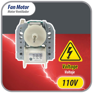Appli Parts APFM-317 11.5 W Motor Ventilador, 110 V, 50/60 Hz, 0.21 A, 3000 rpm, rotacion CCW, para Evaporadores de Refrigeradores remplaza numeros de parte original WR60X30349, WR60X190, WR60X182 y otros Appli Parts APFM-317 11.5 W Motor Ventilador, 110 V, 50/60 Hz, 0.21 A, 3000 rpm, rotacion CCW, para Evaporadores de Refrigeradores remplaza numeros de parte original WR60X30349, WR60X190, WR60X182 y otros