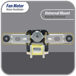 Appli Parts APFM-343 12 W, 115 V, 60 Hz, 0.22 A, 3000 rpm, CW rotation Evaporator Fan Motor replacement kit 343 with Brackets includes Fan Blade Grommets and Brackets Fits 482731 and others Appli Parts APFM-343 12 W, 115 V, 60 Hz, 0.22 A, 3000 rpm, CW rotation Evaporator Fan Motor replacement kit 343 with Brackets includes Fan Blade Grommets and Brackets Fits 482731 and others