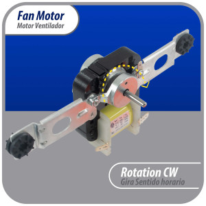 Appli Parts APFM-343 12 W, 115 V, 60 Hz, 0.22 A, 3000 rpm, CW rotation Evaporator Fan Motor replacement kit 343 with Brackets includes Fan Blade Grommets and Brackets Fits 482731 and others Appli Parts APFM-343 12 W, 115 V, 60 Hz, 0.22 A, 3000 rpm, CW rotation Evaporator Fan Motor replacement kit 343 with Brackets includes Fan Blade Grommets and Brackets Fits 482731 and others