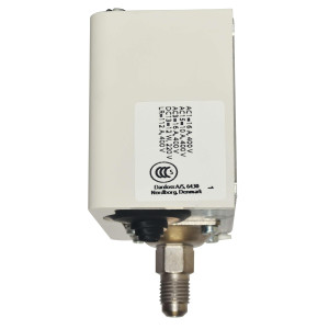 Danfoss 060-117191 High Pressure Switch KP5 with Auto Reset SPDT, Max Differential 87 psi with 1/4 Flare Male Pressure Connection 060-117166 Danfoss 060-117191 High Pressure Switch KP5 with Auto Reset SPDT, Max Differential 87 psi with 1/4 Flare Male Pressure Connection 060-117166