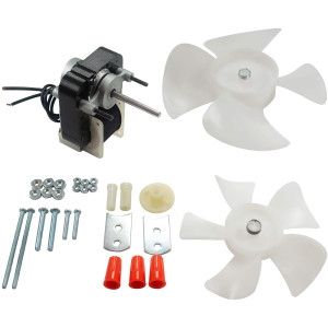Appli Parts APFM-672 1/130 Hp Motor Ventilador, 220 V, 50/60 Hz, 3000 rpm, rotacion Reversible, Kit Universal, eje 3/16 pulg x 1-1/4 pulg largo, incluye 2 Aspa 4 y 5.5 pulg Certificado UL E479056 Remplaza NUV-672, SM672 Appli Parts APFM-672 1/130 Hp Motor Ventilador, 220 V, 50/60 Hz, 3000 rpm, rotacion Reversible, Kit Universal, eje 3/16 pulg x 1-1/4 pulg largo, incluye 2 Aspa 4 y 5.5 pulg Certificado UL E479056 Remplaza NUV-672, SM672