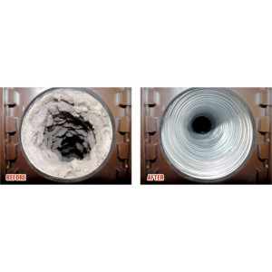 Linteater - 10 piece Sistema de Limpieza para Ductos de Secadoras RLE202