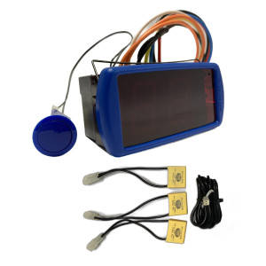 Controlador Electronico Full Gauge Temperatura Con Monitor De Voltaje True-Rms 110/220v MT-438GM Controlador Electronico Full Gauge Temperatura Con Monitor De Voltaje True-Rms 110/220v MT-438GM