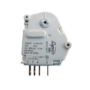 Supco SPA1401AD Defrost Timer 6hrs/21min 120v/60hz 
Fits: A-1401-00 4391974