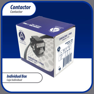 Appli Parts APAC-1S40240 Heavy Duty 1 Pole with Shunt Contactor 40 Amp 240 Volt Coil Replacement for ac Compressor and Electrical Applications UL 476929 