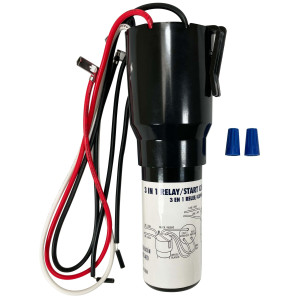 Appli Parts Relay de Arranque, Capacitor y Termico Kit 3 en 1 RCO-410 remplazo para compresores de capacidad entre 1/4 y 1/3hp 115V UL SA44719 APTO-410 Appli Parts Relay de Arranque, Capacitor y Termico Kit 3 en 1 RCO-410 remplazo para compresores de capacidad entre 1/4 y 1/3hp 115V UL SA44719 APTO-410