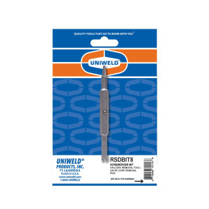 Punta Destornillador Valve Core Pick Extractor / Valve Core Removal Tool Uniweld Rsdbit8