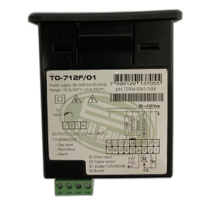 Full Gauge Termostato para Horno 85-265V/50/60Hz Thermon TO-712F Horno a Gas, Electrico, Madera
 Full Gauge Termostato para Horno 85-265V/50/60Hz Thermon TO-712F Horno a Gas, Electrico, Madera