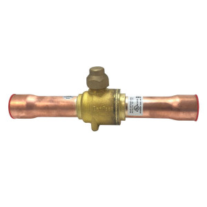 Danfoss Shut Off Ball Valve 7/8in ODF GBCH 22s, R744, CO2, MWP 1305psi WT -40F to 212F 009L7420 Replaces 009G7420
 Danfoss Shut Off Ball Valve 7/8in ODF GBCH 22s, R744, CO2, MWP 1305psi WT -40F to 212F 009L7420 Replaces 009G7420