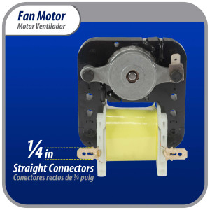Appli Parts APFM-55 18 W Fan Motor, 110 V, 50/60 Hz, 0.38 A, 3000 rpm, CW rotation Universal replacement intended for Refrigerator Evaporator, Blade not included