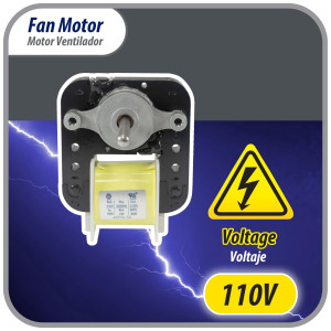 Appli Parts APFM-55 18 W Motor Ventilador, 110 V, 50/60 Hz, 0.38 A, 3000 rpm, rotacion CW remplazo Universal para Evaporadores, no incluye aspa, remplaza numeros originales WR60X203, 305540, PS304745, WR60X0191, WR60X0203, WR60X191 y otros Appli Parts APFM-55 18 W Motor Ventilador, 110 V, 50/60 Hz, 0.38 A, 3000 rpm, rotacion CW remplazo Universal para Evaporadores, no incluye aspa, remplaza numeros originales WR60X203, 305540, PS304745, WR60X0191, WR60X0203, WR60X191 y otros