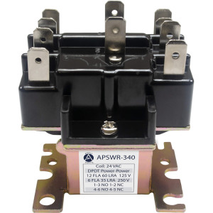 Appli Parts APSWR-340 Rele de conmutacion 90-340, de uso general, DPDT, Doble Polo, Doble Tiro, bobina de 24 V, CA, para aplicaciones HVAC y otras instalaciones electricas generales Remplaza APSR-340 Appli Parts APSWR-340 Rele de conmutacion 90-340, de uso general, DPDT, Doble Polo, Doble Tiro, bobina de 24 V, CA, para aplicaciones HVAC y otras instalaciones electricas generales Remplaza APSR-340