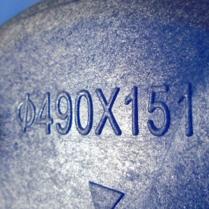 Axial Flow Fan Blade for Mini Split Outdoor Unit ZL-490x151x12-3KN RoHS 490x151 12100105000181 Fits ecox