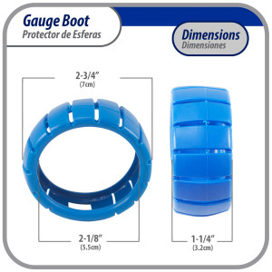 Appli Parts APMG-GBB Protector Azul 2.5 pulg para Esferas de Manometro Baja presion, para Manom de Refrigeracion y Aire Acondicionado Appli Parts APMG-GBB Protector Azul 2.5 pulg para Esferas de Manometro Baja presion, para Manom de Refrigeracion y Aire Acondicionado