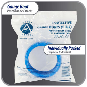 Appli Parts APMG-GBB Protector Azul 2.5 pulg para Esferas de Manometro Baja presion, para Manom de Refrigeracion y Aire Acondicionado Appli Parts APMG-GBB Protector Azul 2.5 pulg para Esferas de Manometro Baja presion, para Manom de Refrigeracion y Aire Acondicionado