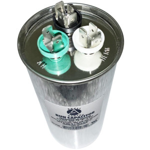 Appli Parts Condensador Capacitor de Marcha 80+7.5 Mfd uF (microfaradios) 370VAC o 450VAC CBB65 Universal Aire acondicionado y aplicaciones Redondo UL E476928 14cm Alto 6cm Ancho CON-80/7.5-450