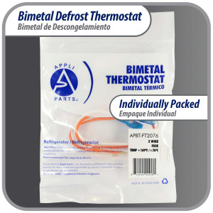 Appli Parts APBT-FT2076 Bimetal Termico Tipo Asiatico 2 Cables Fusible Temperatura 76 C con cables Amarillo y Blanco, Remplaza BIM-2076, Sanyo Termodisco Appli Parts APBT-FT2076 Bimetal Termico Tipo Asiatico 2 Cables Fusible Temperatura 76 C con cables Amarillo y Blanco, Remplaza BIM-2076, Sanyo Termodisco