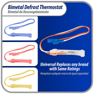 Appli Parts APBT-FT2076 Bimetal Termico Tipo Asiatico 2 Cables Fusible Temperatura 76 C con cables Amarillo y Blanco, Remplaza BIM-2076, Sanyo Termodisco Appli Parts APBT-FT2076 Bimetal Termico Tipo Asiatico 2 Cables Fusible Temperatura 76 C con cables Amarillo y Blanco, Remplaza BIM-2076, Sanyo Termodisco