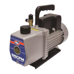 Uniweld U5VP2 Bomba de Vacio 5.5 cfm, 1/2 HP, 110-220 V,50-60 Hz, 2 Etapas, 155 Litros/min, Capacidad de Aceite 11.1 oz,  15 Micrones,  Entrada 1/4 3/8 MF