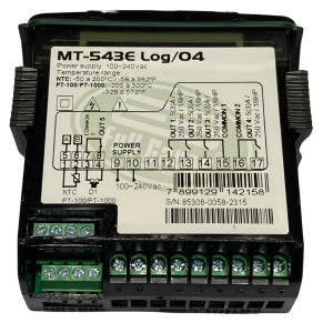 Full Gauge MT-543E Log Controlador Electronico para Refrigeracion y Calefaccion. 1 Sensor, 4 Salidas, Datalogger, 110/220V, Compatible con Sitrad Full Gauge MT-543E Log Controlador Electronico para Refrigeracion y Calefaccion. 1 Sensor, 4 Salidas, Datalogger, 110/220V, Compatible con Sitrad