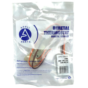 Appli Parts APBT-S8835 Bimetal Termico 2 Cables Appli Parts Abre a 15C y Cierra a 0C, cables de colores naranja y marron, Referencia: BIM-8835, RO40504 Termodisco Appli Parts APBT-S8835 Bimetal Termico 2 Cables Appli Parts Abre a 15C y Cierra a 0C, cables de colores naranja y marron, Referencia: BIM-8835, RO40504 Termodisco
