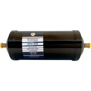 Appli Parts APFD-303S Filtro Secador 3/8 pulg para linea Liquido para Sistemas de Refrigeracion y aire acondicionado 303S ODF Soldable Universal Unidireccional 229mm Largo 76mm Ancho Appli Parts APFD-303S Filtro Secador 3/8 pulg para linea Liquido para Sistemas de Refrigeracion y aire acondicionado 303S ODF Soldable Universal Unidireccional 229mm Largo 76mm Ancho