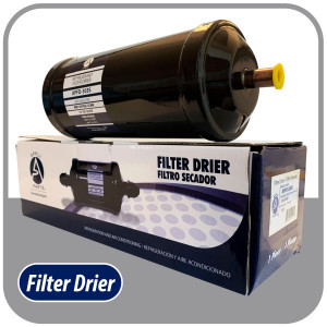 Appli Parts APFD-303S Filtro Secador 3/8 pulg para linea Liquido para Sistemas de Refrigeracion y aire acondicionado 303S ODF Soldable Universal Unidireccional 229mm Largo 76mm Ancho Appli Parts APFD-303S Filtro Secador 3/8 pulg para linea Liquido para Sistemas de Refrigeracion y aire acondicionado 303S ODF Soldable Universal Unidireccional 229mm Largo 76mm Ancho
