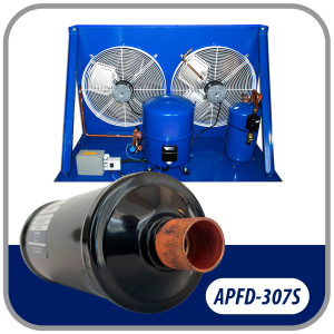 Appli Parts APFD-307S Filtro Secador 7/8 pulg para linea Liquido para Sistemas de Refrigeracion y aire acondicionado 307S ODF Soldable Universal Unidireccional 267mm Largo 100mm Ancho Appli Parts APFD-307S Filtro Secador 7/8 pulg para linea Liquido para Sistemas de Refrigeracion y aire acondicionado 307S ODF Soldable Universal Unidireccional 267mm Largo 100mm Ancho