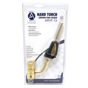 Appli Parts APHT-1S Soplete Boquilla de Soldar, Antorcha manual de un solo quemador con encendedor de arranque para soldadura fuerte con Mapp o punta giratoria de combustible de propano Appli Parts APHT-1S Soplete Boquilla de Soldar, Antorcha manual de un solo quemador con encendedor de arranque para soldadura fuerte con Mapp o punta giratoria de combustible de propano
