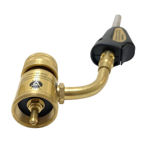 Appli Parts APHT-1S Soplete Boquilla de Soldar, Antorcha manual de un solo quemador con encendedor de arranque para soldadura fuerte con Mapp o punta giratoria de combustible de propano Appli Parts APHT-1S Soplete Boquilla de Soldar, Antorcha manual de un solo quemador con encendedor de arranque para soldadura fuerte con Mapp o punta giratoria de combustible de propano