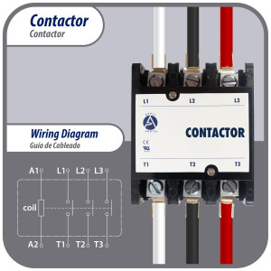 Appli Parts APAC-37524 Heavy Duty 3 Poles Contactor 75 Amp 24 Volts Coil Replacement for ac Compressor and Electrical Applications UL Certified 476929 Appli Parts APAC-37524 Heavy Duty 3 Poles Contactor 75 Amp 24 Volts Coil Replacement for ac Compressor and Electrical Applications UL Certified 476929