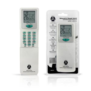 Appli Parts APRC-4000A Universal Air Conditioning Remote Control, 2 in LCD, Celsius and Fahrenheit, 4,000 Frequencies Appli Parts APRC-4000A Universal Air Conditioning Remote Control, 2 in LCD, Celsius and Fahrenheit, 4,000 Frequencies