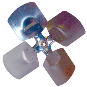 AirMars 40392 Aluminum Fan Blade 30 in CW 4 Blade 22 Degree Pitch, 5/8 in Bore Fixed Hub, Max 1725 RPM for Ventilation and Refrigeration Systems